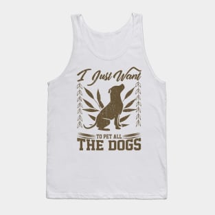 Pet All the Dogs and Embrace the Joy Tank Top